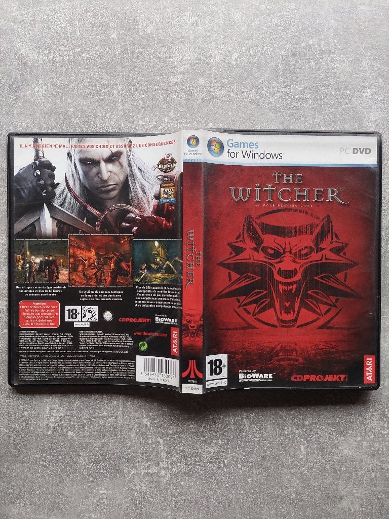 The witcher 1 PC, 1 joueur, À partir de 12 ans, Aventure et Action, Comme neuf