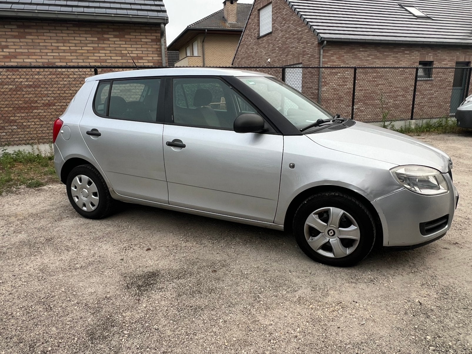 Skoda Fabia 2009 1.2 Benzine, Auto's, Bedrijf, Handgeschakeld, 5 deurs, Zilver of Grijs