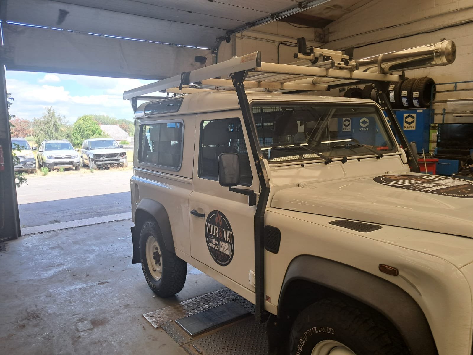 Dak rek landrover defender (wagen NIET te koop), Particulier, Achat