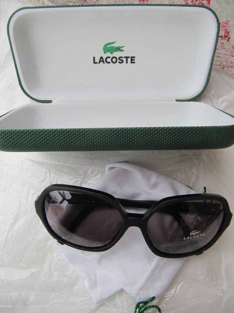 Lunettes de soleil pour hommes de la marque « LACOSTE »., Enlèvement ou Envoi, Neuf, Noir, Lunettes de soleil