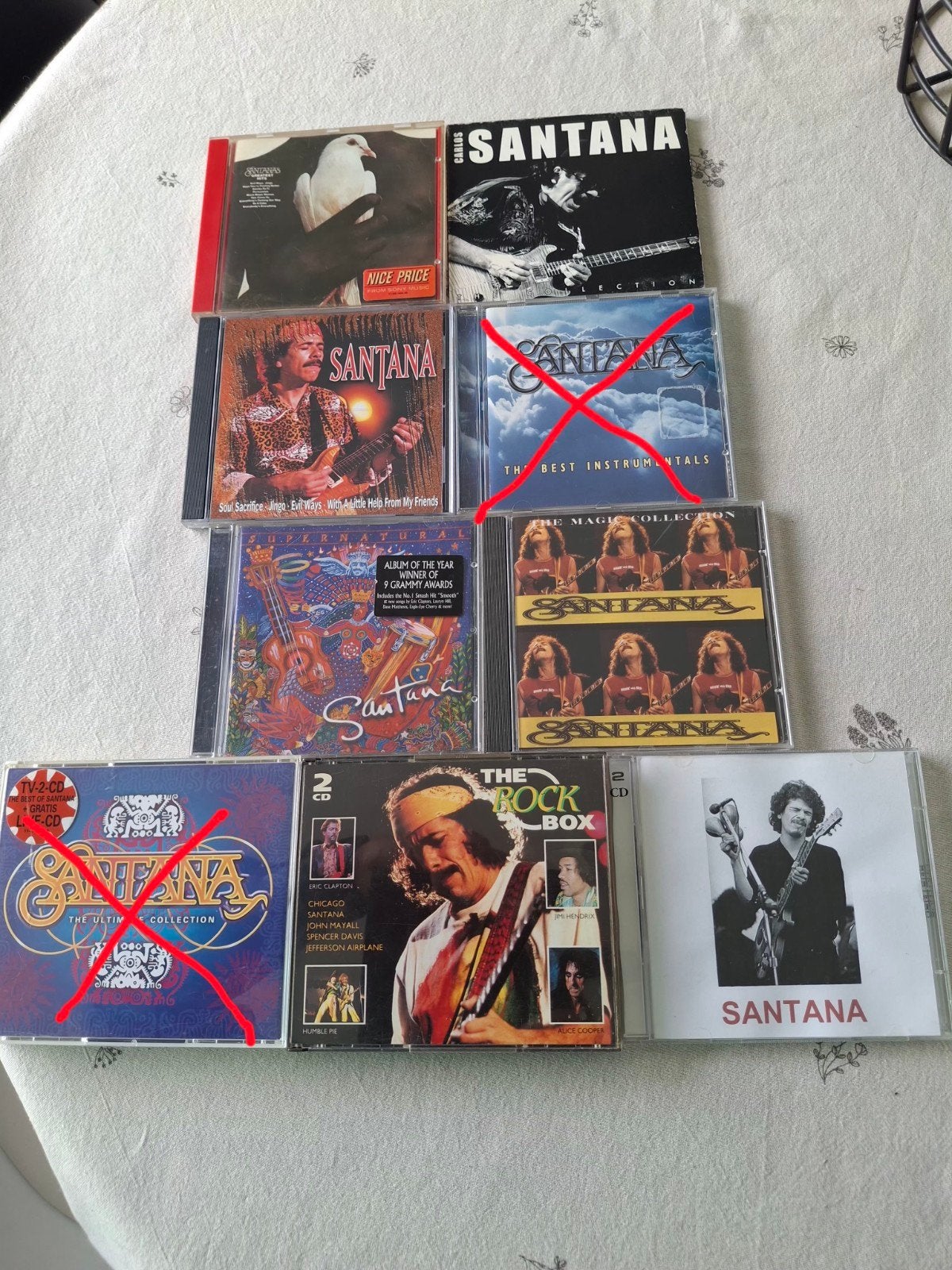CD Carlos Santana 1,5 euro par CD, Enlèvement ou Envoi