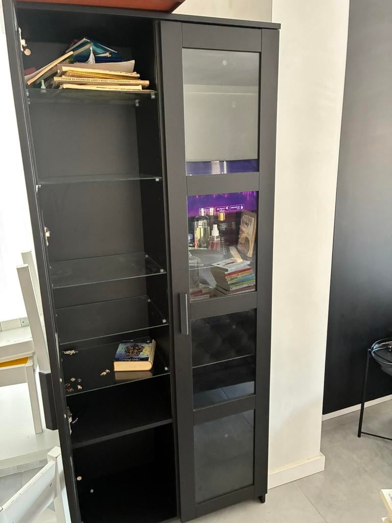Vitrinekast, Huis en Inrichting, Ophalen, 100 tot 150 cm, 200 cm of meer, 25 tot 50 cm