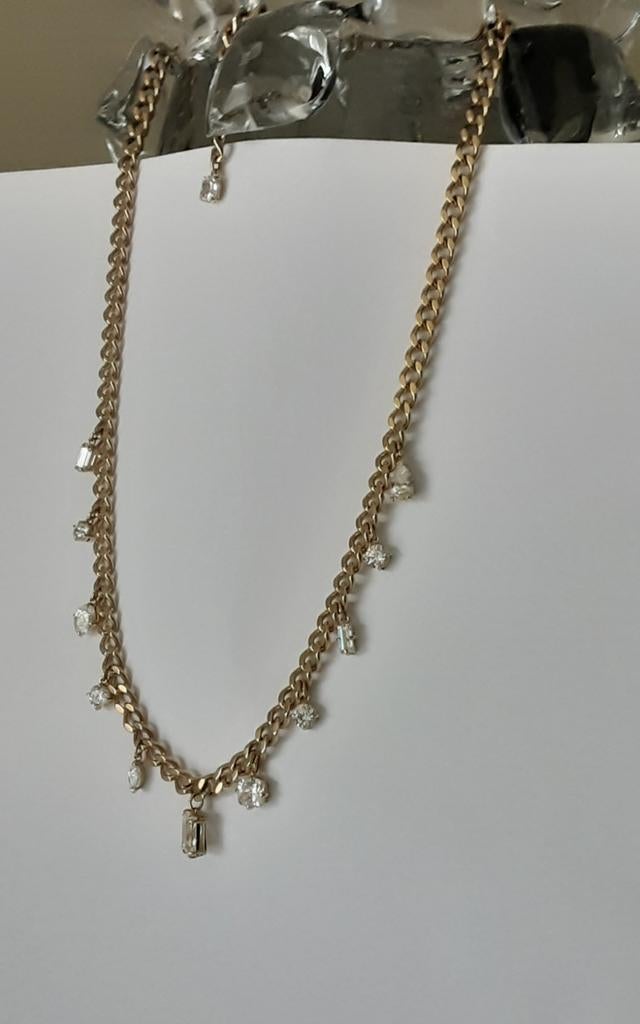 Swarovski Dextera 5663338 collier, nieuw, Handtassen en Accessoires, Kettingen, Verzenden, Nieuw, Goud, Verstelbaar