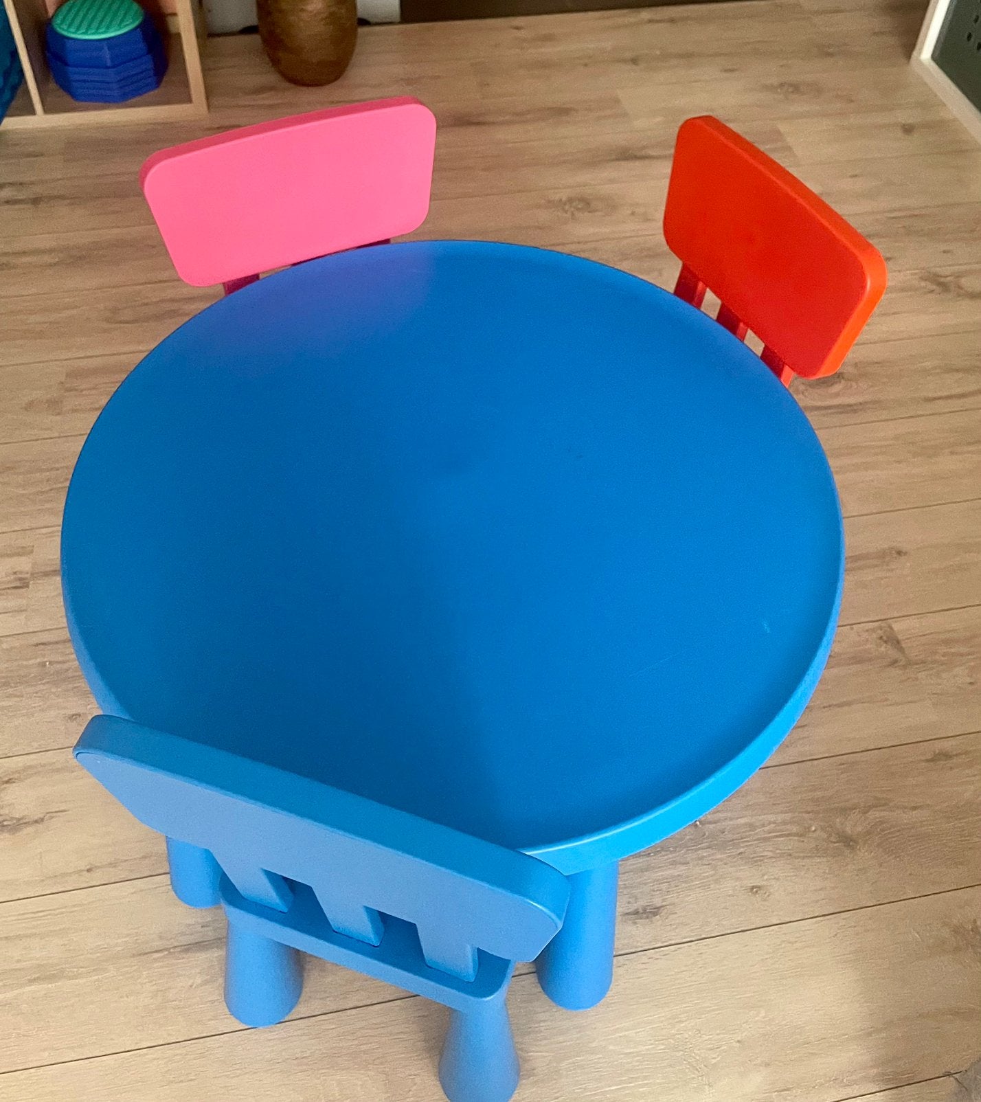 Ikea tafeltje en 3 stoelen, Ophalen, Gebruikt