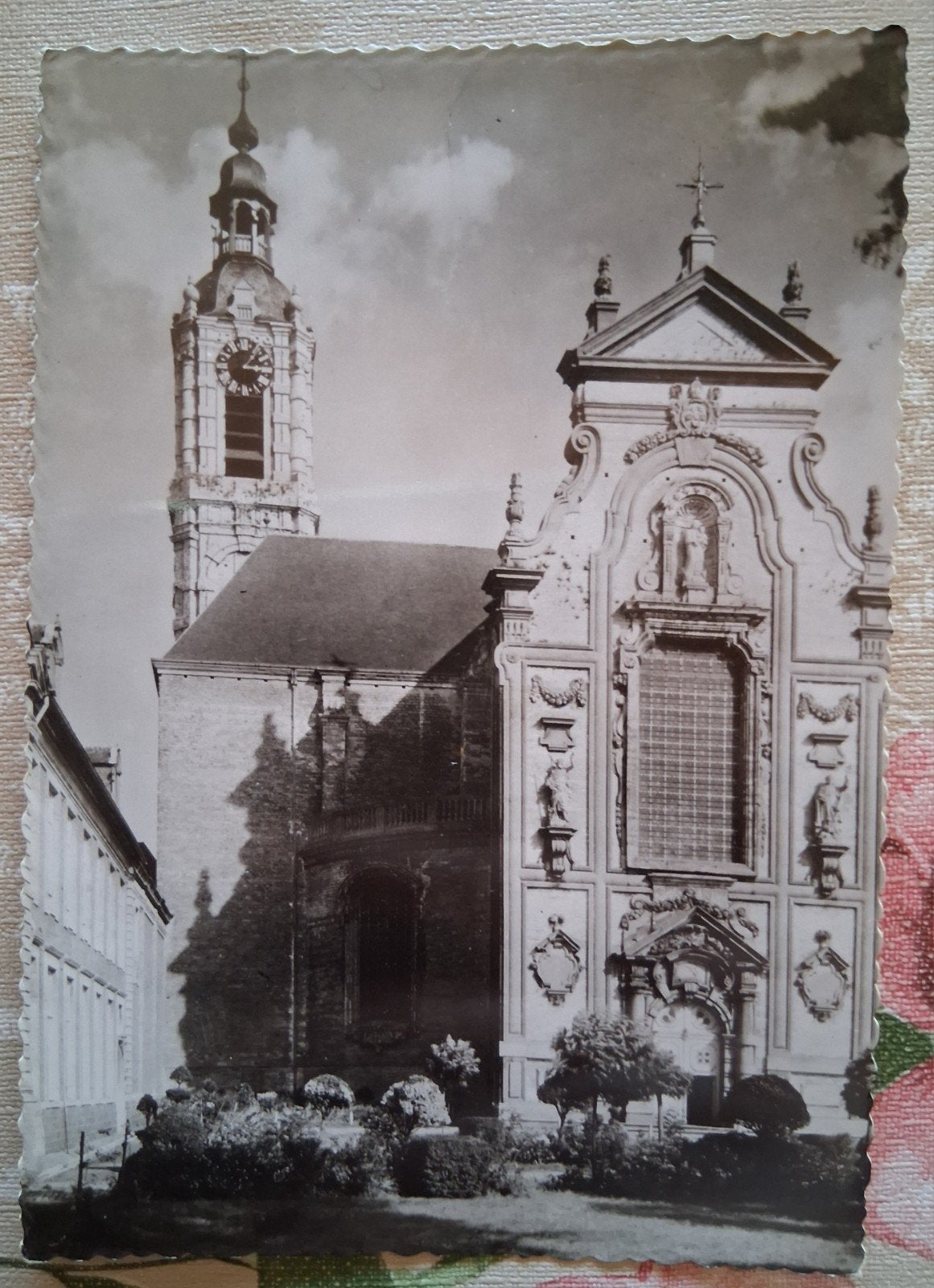vintage Postkaart Abdij Kerk in Averbode, Verzamelen, Ophalen of Verzenden