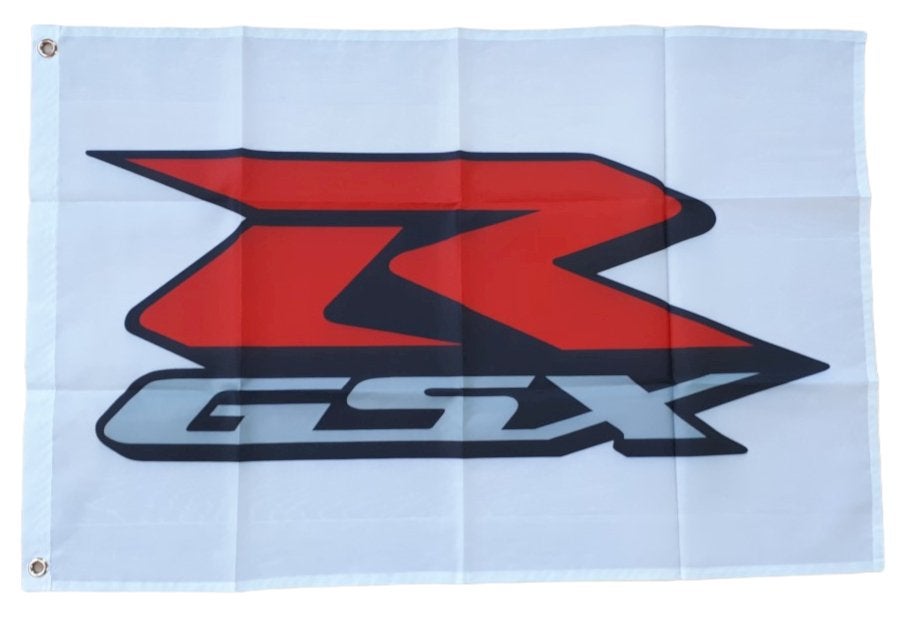 Vlag Suzuki GSX-R GSXR - 60 x 90 cm, Motoren, Ophalen of Verzenden, Nieuw