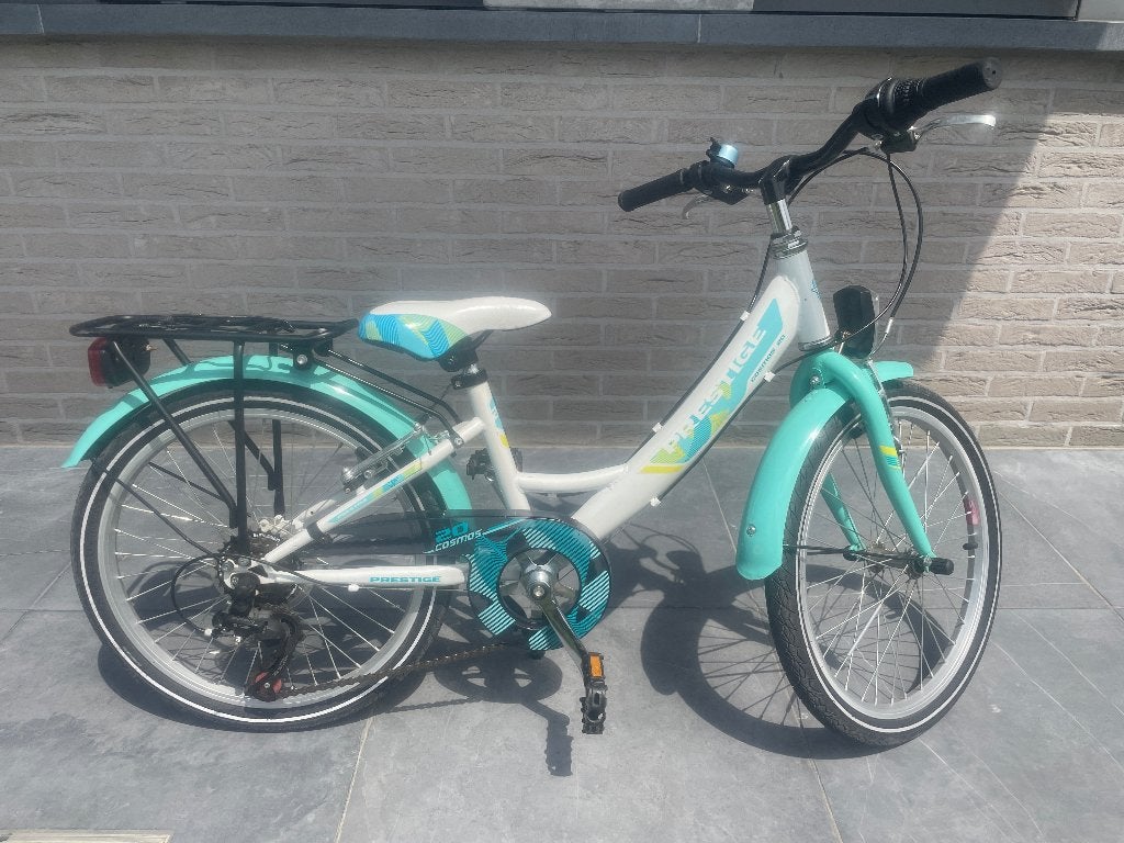 Fiets Prestige meisjes 20 inch, Fietsen en Brommers, Ophalen, Gebruikt, Velgrem, Versnellingen
