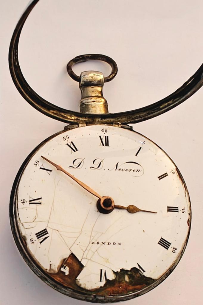 Antiek horloge 1500-1800, Ophalen of Verzenden, Zilver