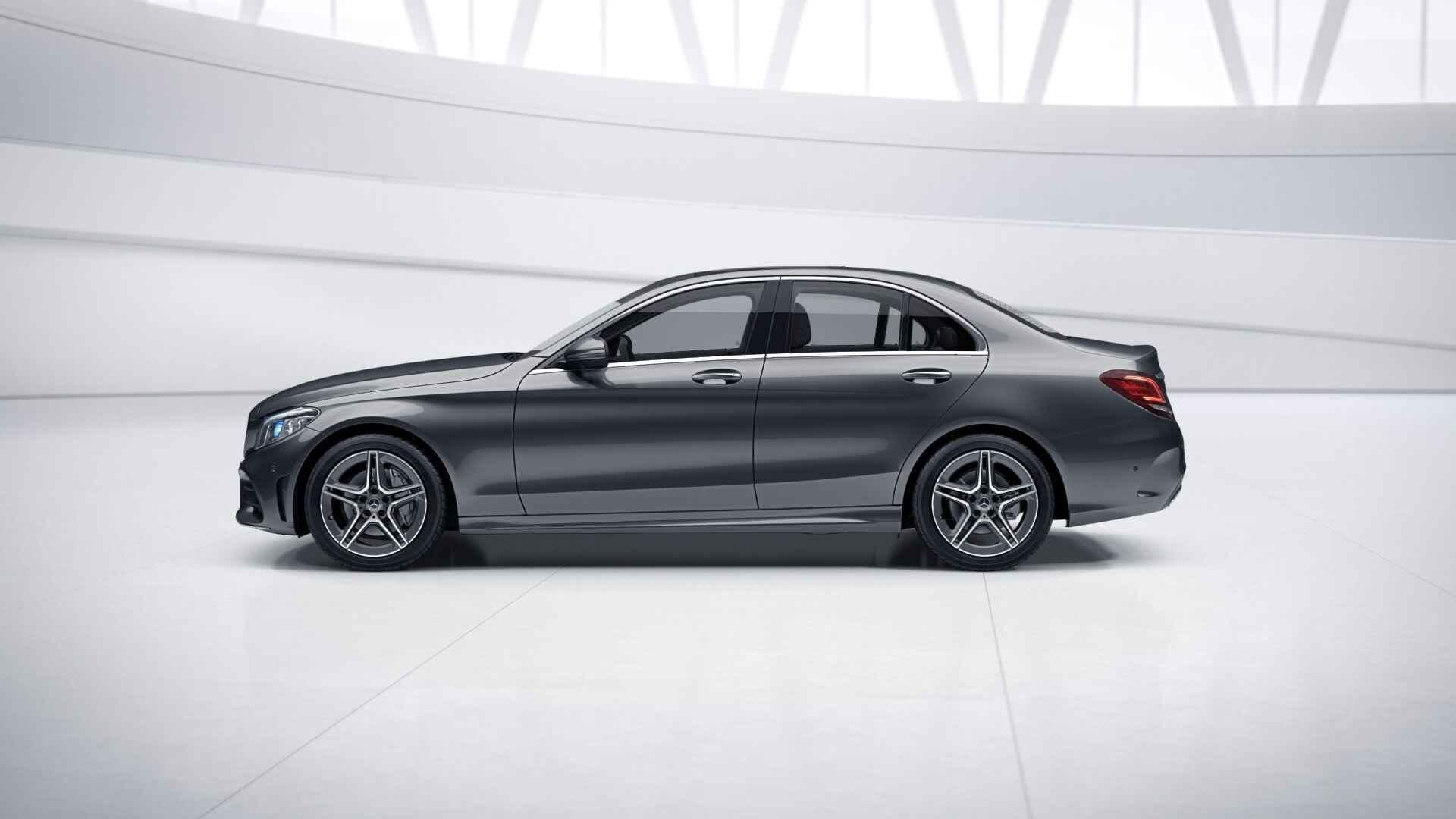 Mercedes-Benz C-Klasse 180 Berline AMG Line | Panoramisch Da, Autos, Achat, 1800 kg, 4 portes, Carnet d'entretien