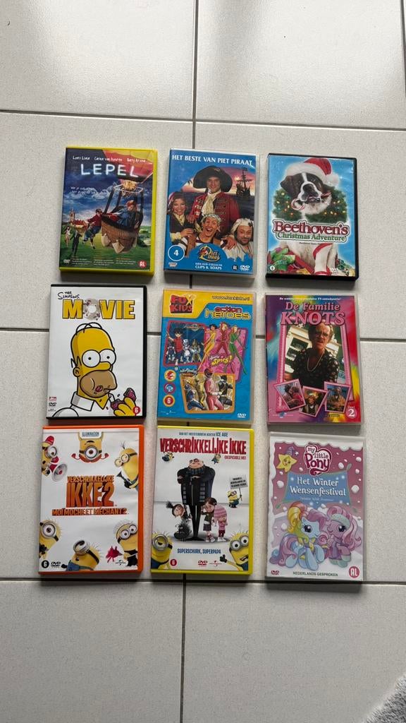 Kinderfilms op dvd, Cd's en Dvd's, Ophalen, Zo goed als nieuw