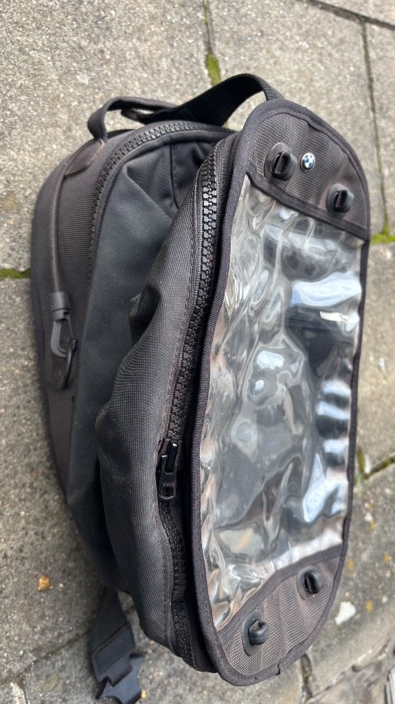 Moto tank zak bmw, Ophalen, Gebruikt
