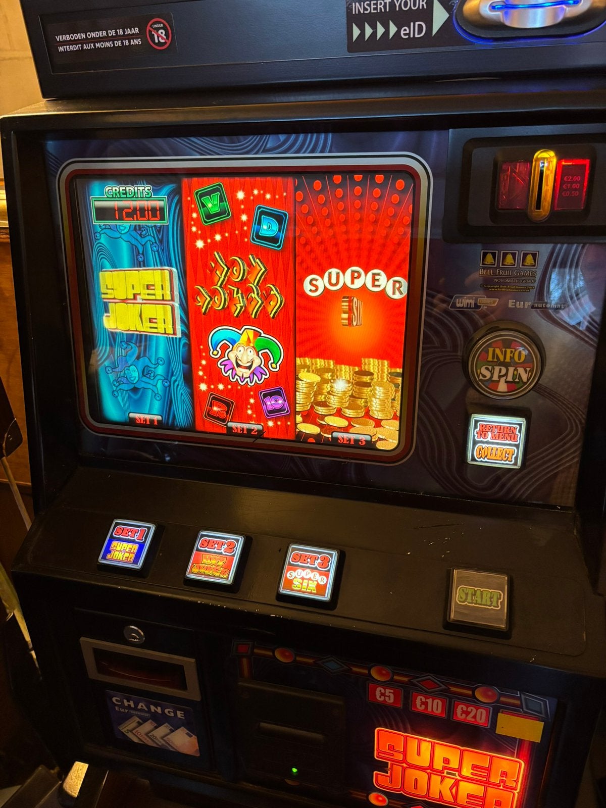 Super joker, Verzamelen, Automaten | Gokkasten en Fruitautomaten, Euro, Ophalen, Zo goed als nieuw