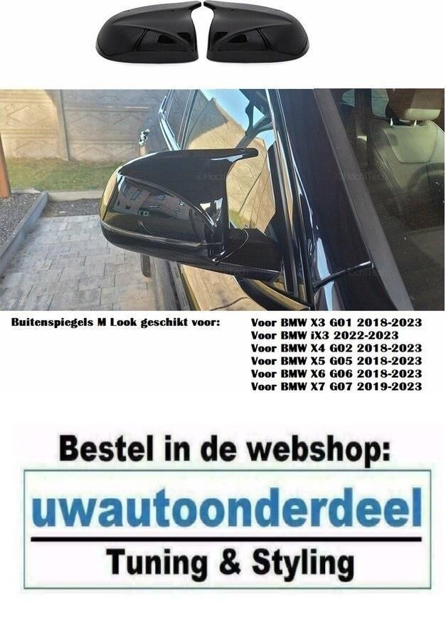 Hoogglans Zwart Wing Spiegel Spiegelkappen Voor Bmw X5 G05, Verzenden