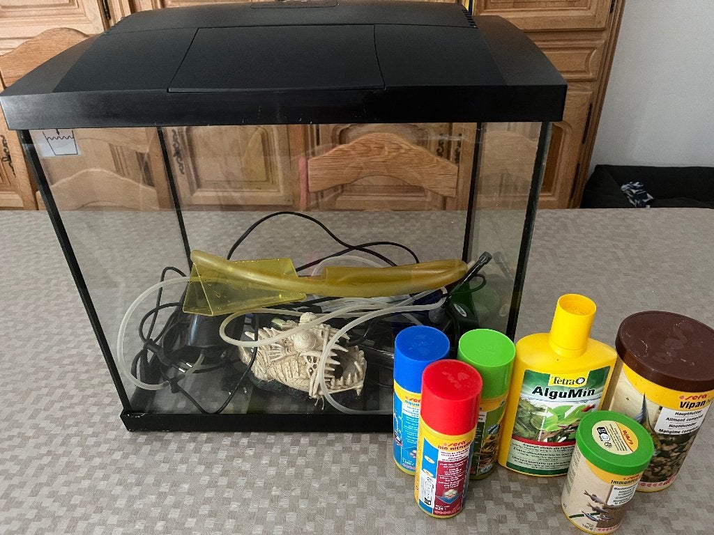Aquarium 50 l, Dieren en Toebehoren, Vissen | Aquaria en Toebehoren, Ophalen, Inclusief toebehoren, Zo goed als nieuw, Leeg aquarium