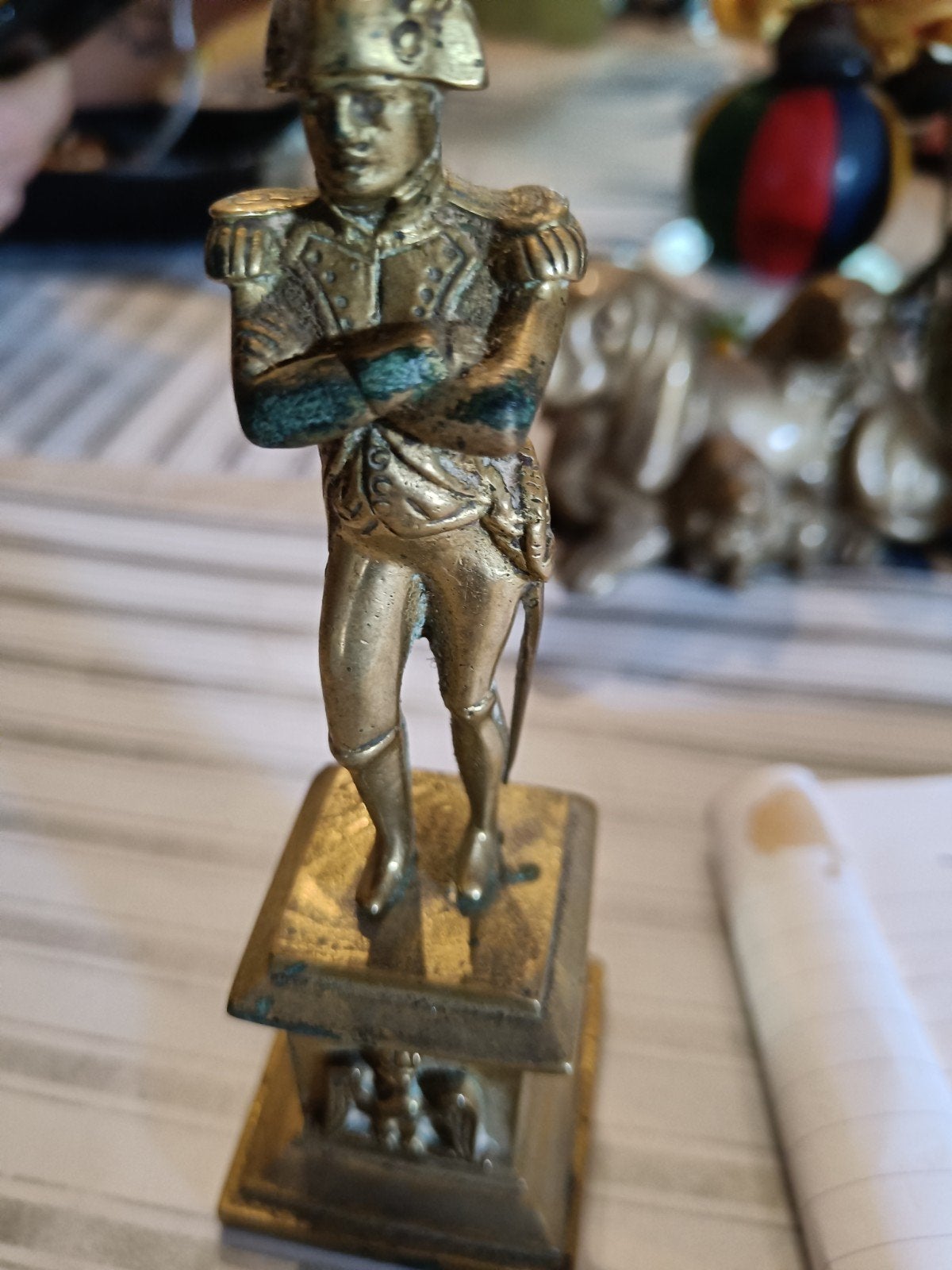Napoleon in brons 15 CM hoogte, Verzenden, Brons