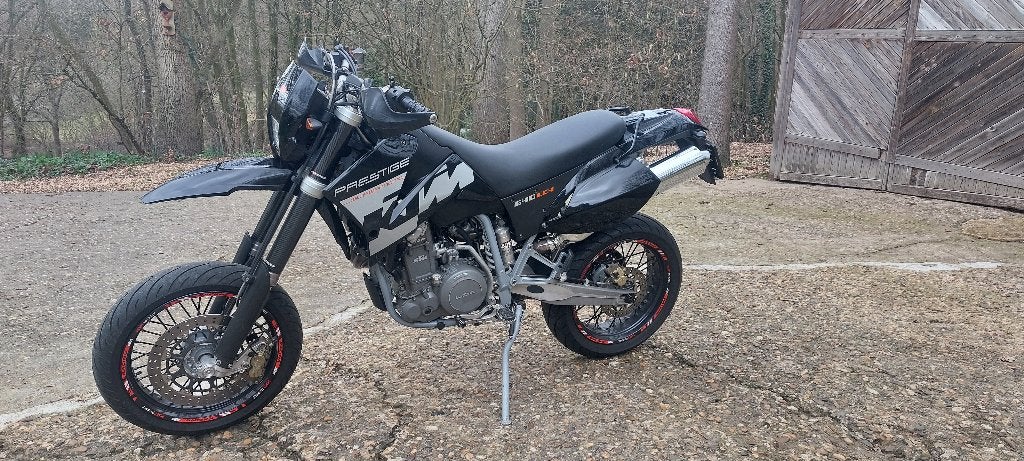 Unieke KTM 640 LC4 Prestige SM  FCR40 carb & 660 cilinderkop, Motoren, Occasion, Motorrijbewijs A, Particulier, Meer dan 35 kW