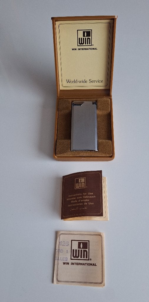Briquet électronique vintage Win Sensor, Enlèvement ou Envoi, Utilisé, Briquet