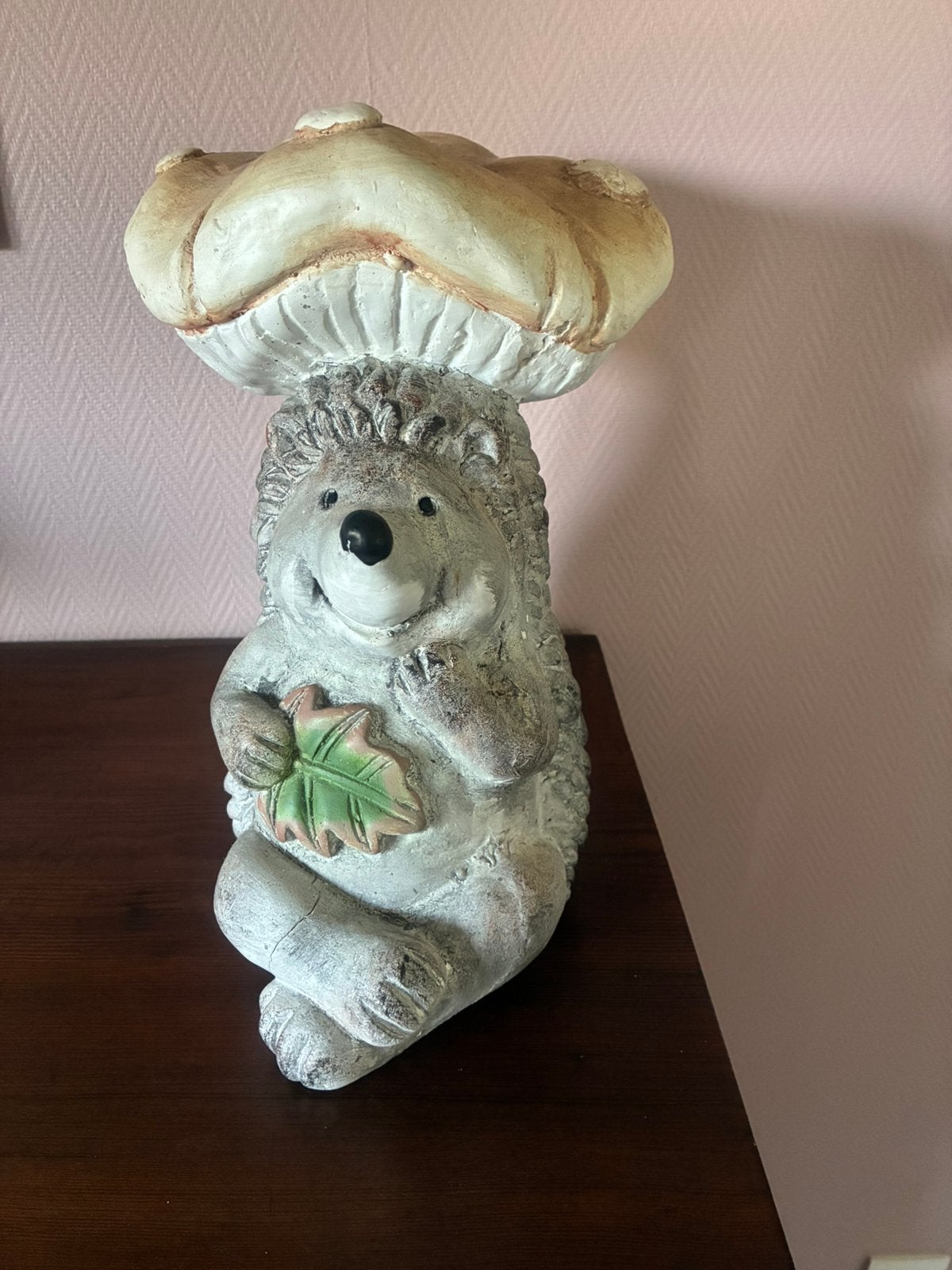 Egel beeld voor herfst decoratie, Ophalen, Zo goed als nieuw