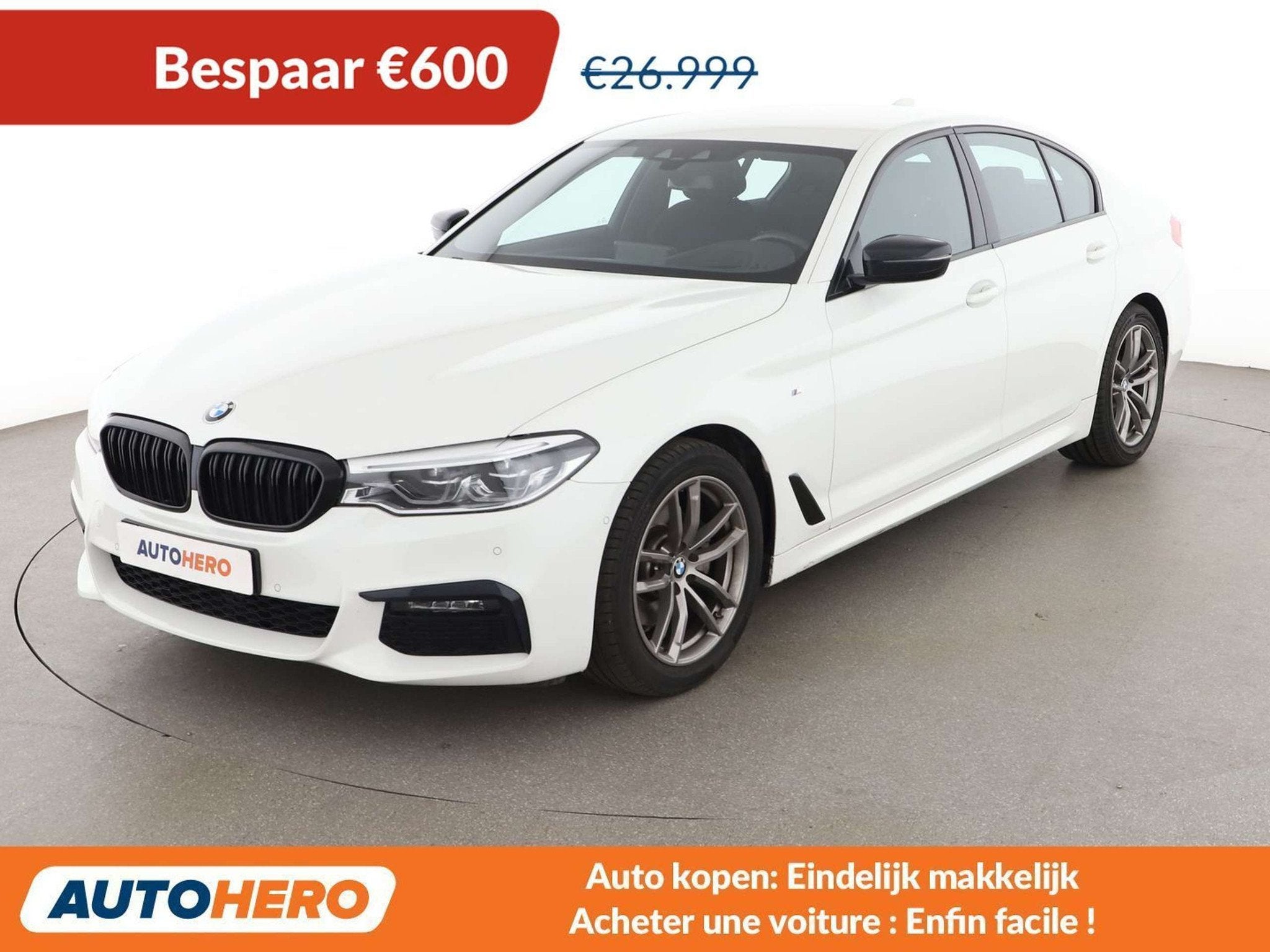 BMW 5 Serie 520 520d M Sport (année de construction 2019), Alcantara, Noir, Automatique, 190 ch