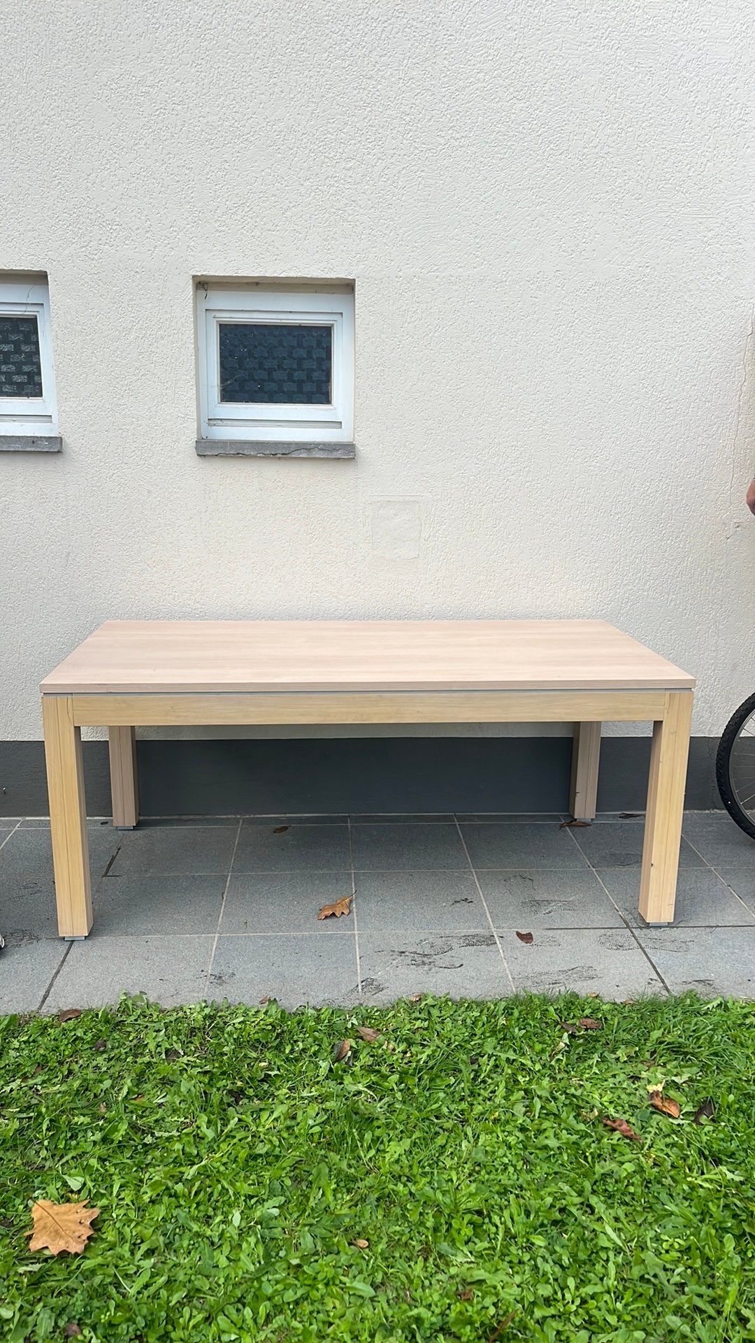 Keukentafel, Tuin en Terras, Ophalen, Gebruikt, Rechthoekig, Hout