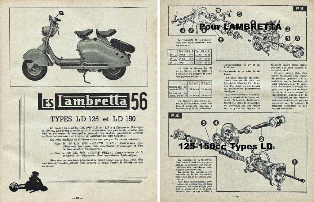 RTM pour Scooters LAMBRETTA (1953-1969) en Français., Enlèvement ou Envoi