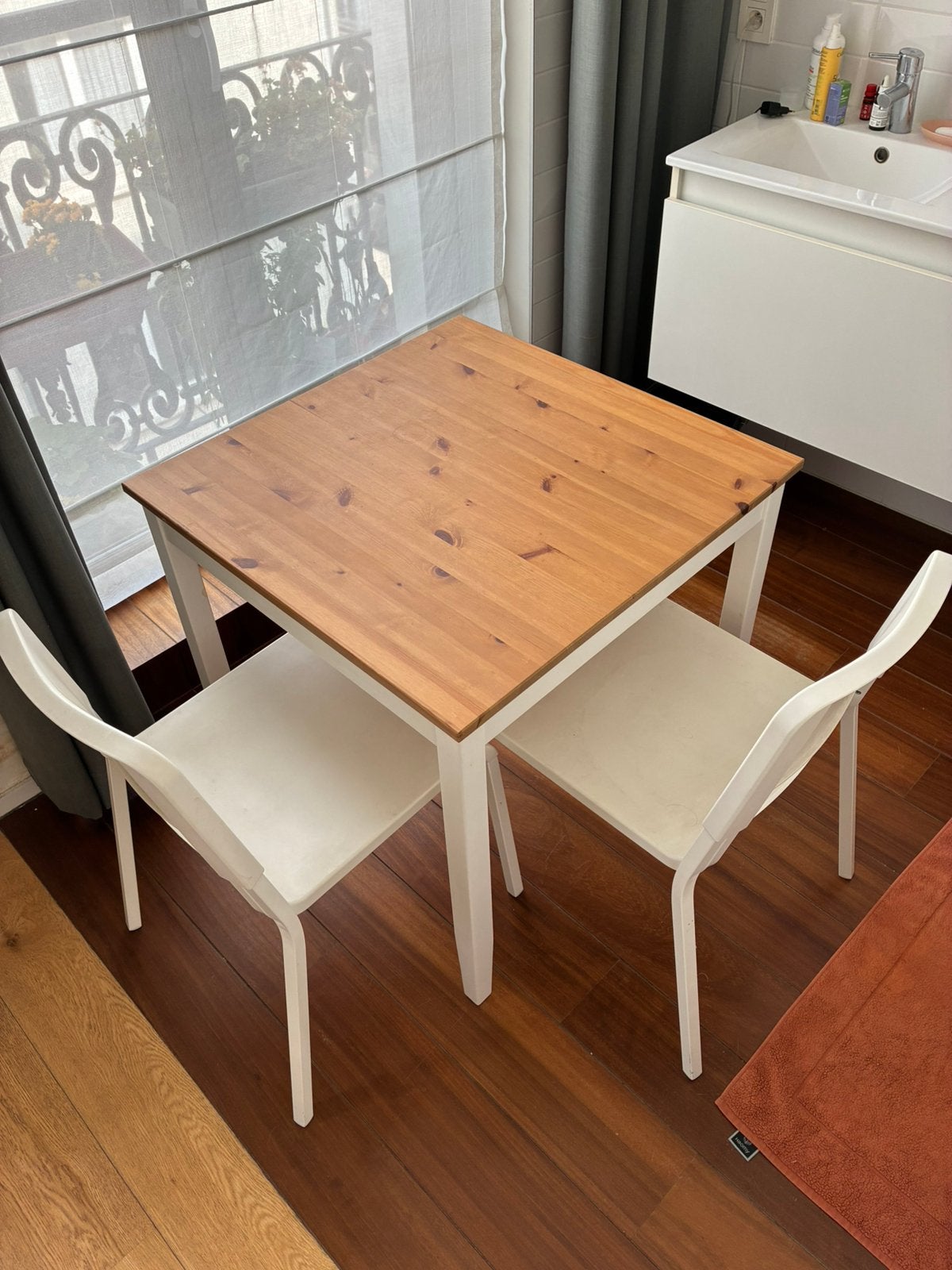 Tafel en stoelen, Huis en Inrichting, Tafels | Eettafels, Ophalen, Nieuw