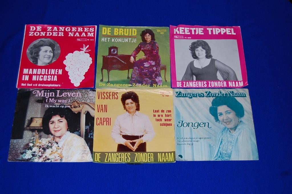 45t's vinyls van de Nederlandse Zangeres Zonder Naam, Cd's en Dvd's, Vinyl | Nederlandstalig, Ophalen of Verzenden, 1960 - 1969