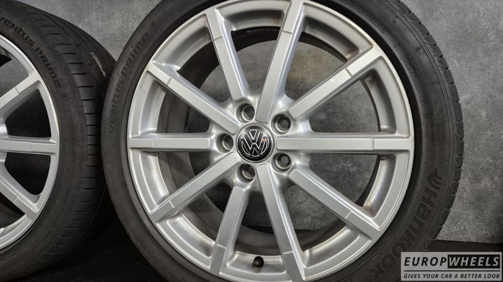 18 inch Volkswagen Golf 7 6 Caddy Audi A3 A4 zomerbanden, Auto-onderdelen, 18 inch, Gebruikt, -, -