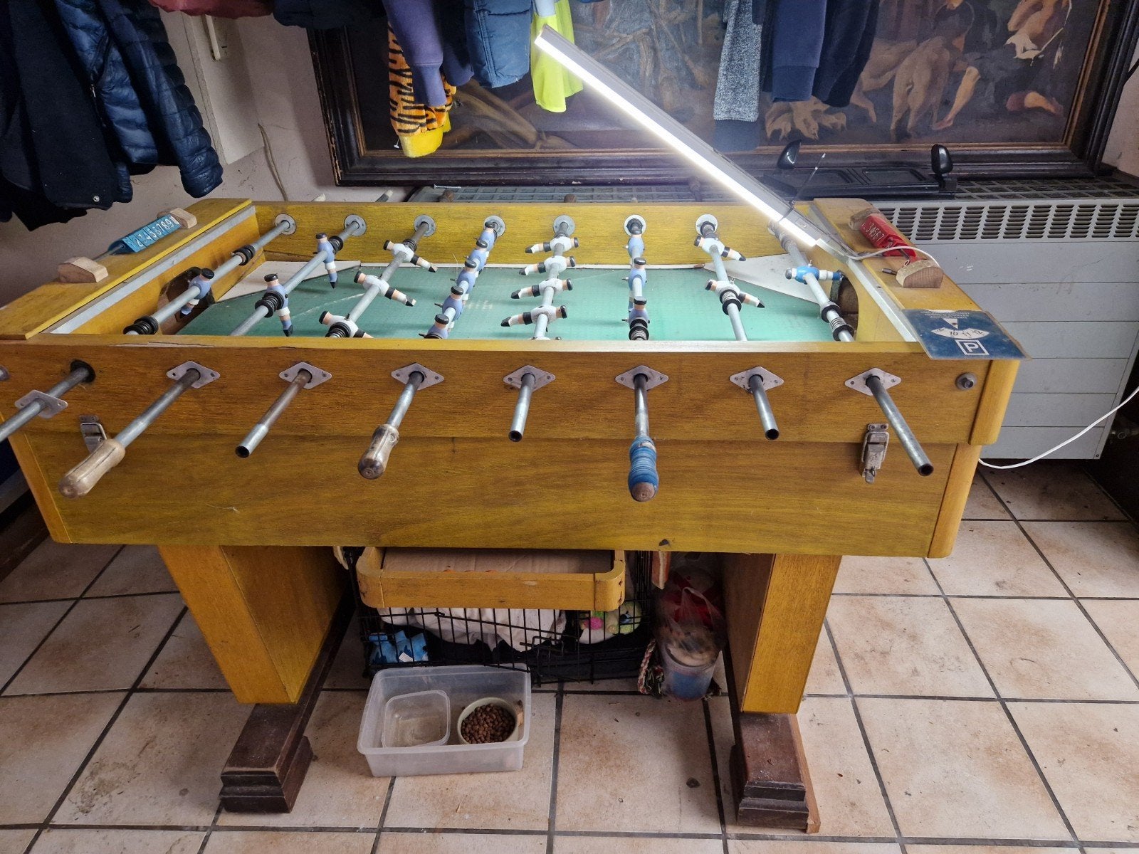 Jeu de baby-foot, Enlèvement ou Envoi