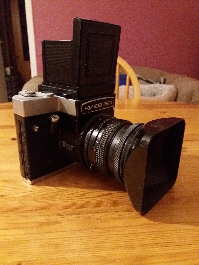 KNEB 60 KIEV 60 middenformaat 6x6, Ophalen, Gebruikt, Spiegelreflex, Overige Merken