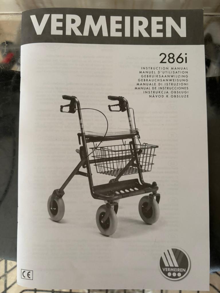 Rollator Vermeiren 286i, Diversen, Ophalen, Zo goed als nieuw