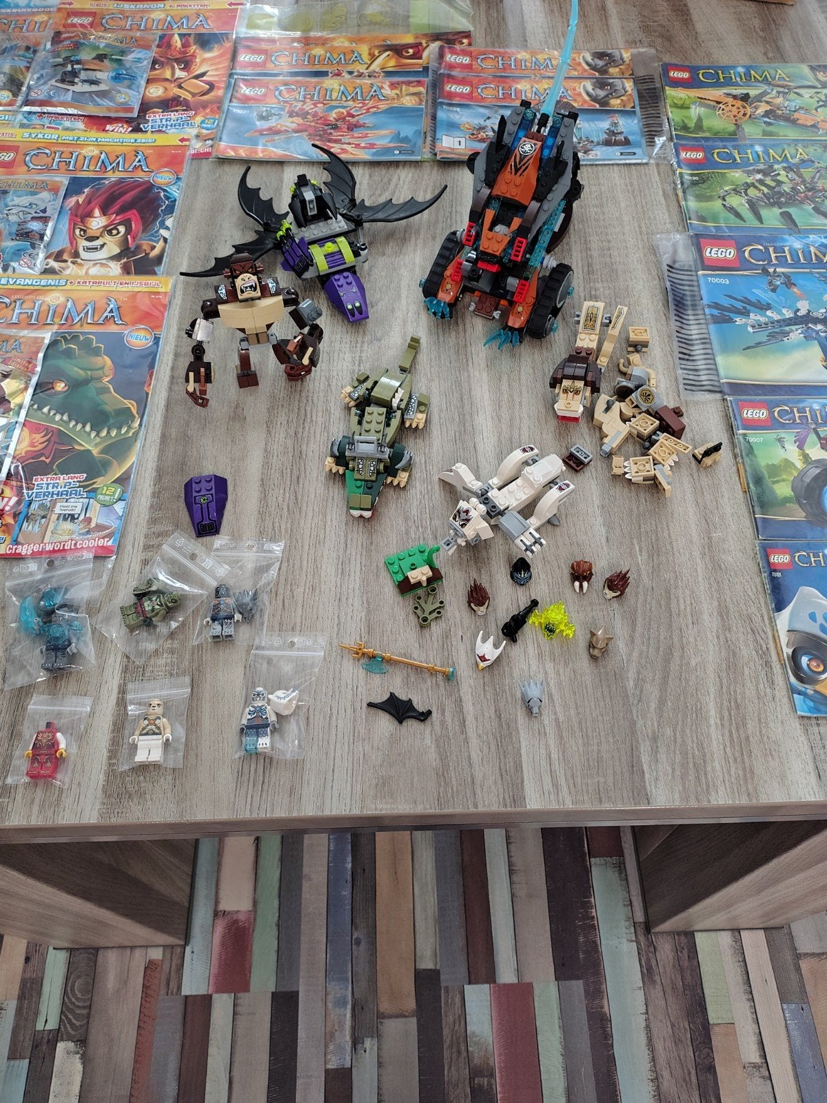 Lego Lot Chima, Enlèvement ou Envoi, Instructions incluses, Lego, Utilisé