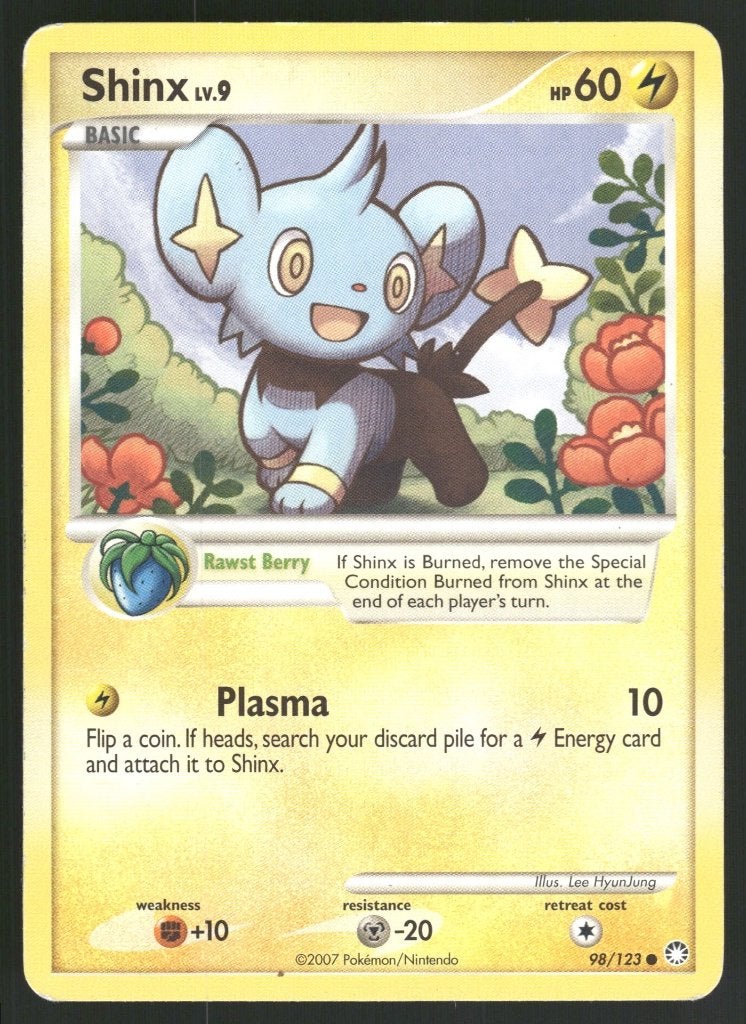 Shinx 98/123 - Mysterious Treasures (NM), Envoi, Utilisé