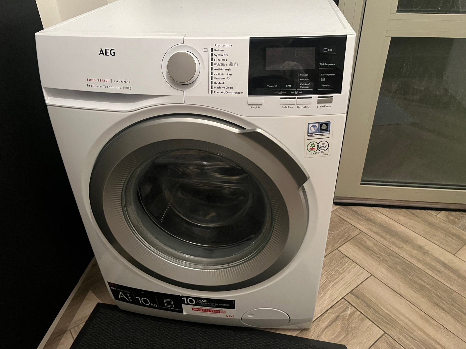 Lavamat Prosense AEG 10 KG série 6000, Electroménager, Enlèvement, Comme neuf, Chargeur frontal, Classe énergétique A ou plus économe
