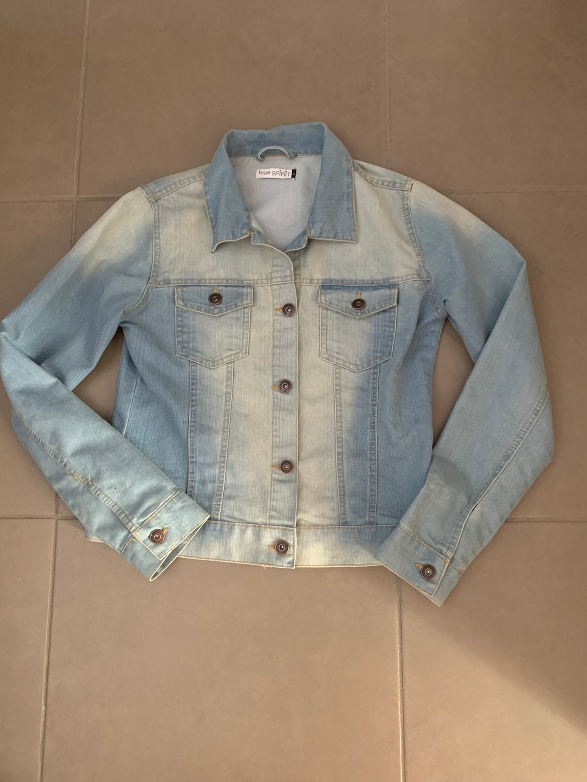 Jeansjas large, Kleding | Dames, Jassen | Zomer, Ophalen of Verzenden, Nieuw, Maat 42/44 (L), Blauw