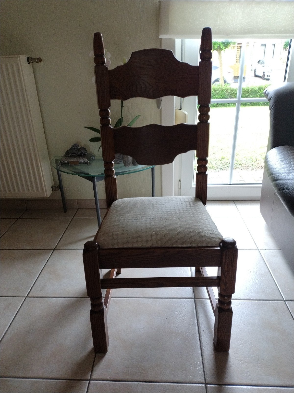 6 chaises en chêne, Antiquités & Art, Enlèvement