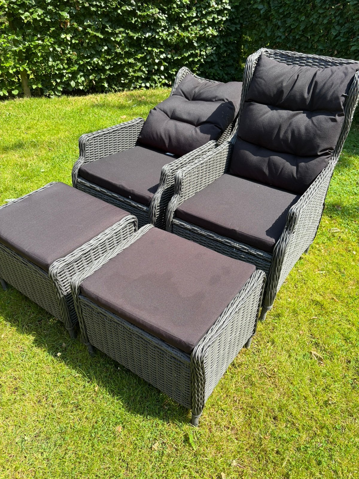 Verstelbare tuinzetels, Tuin en Terras, Ophalen, Zo goed als nieuw