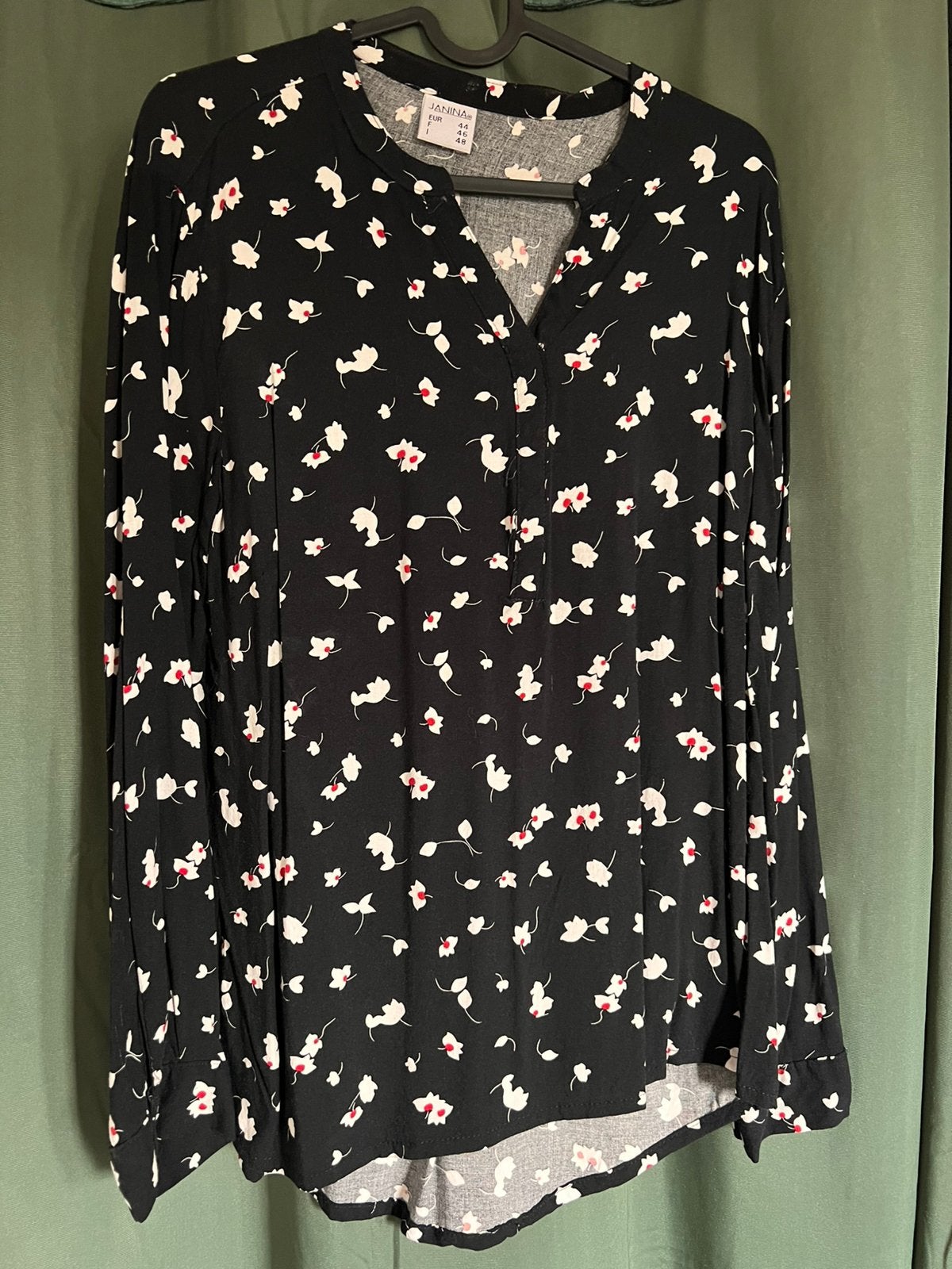 Blouse dames | Janina | 44, Ophalen of Verzenden, Gedragen, Maat 42/44 (L), Zwart