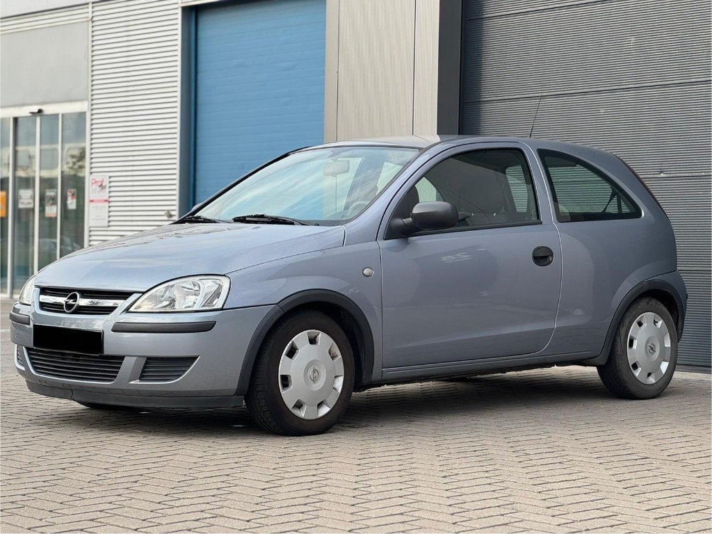 Opel Corsa - benzine, Auto's, Opel, Leder en Stof, Handgeschakeld, Grijs, Particulier