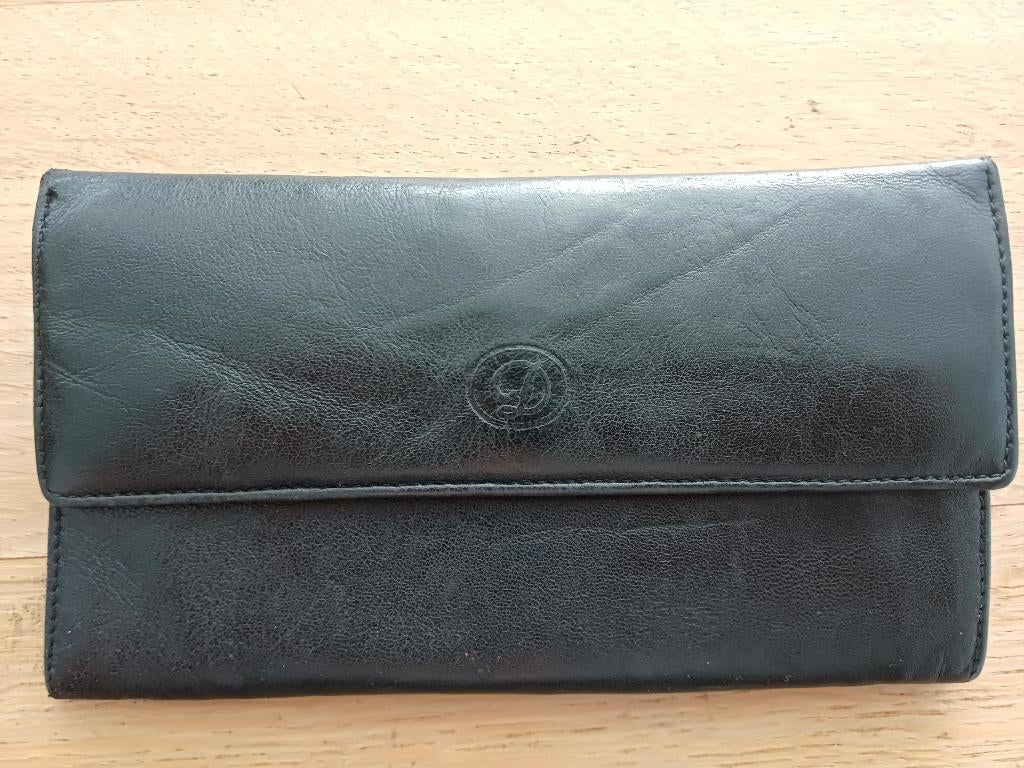 The Bridge - portefeuille en cuir noir, Bijoux, Sacs & Beauté, Porte-monnaie & Portefeuilles, Autres marques, Cuir, Enlèvement ou Envoi