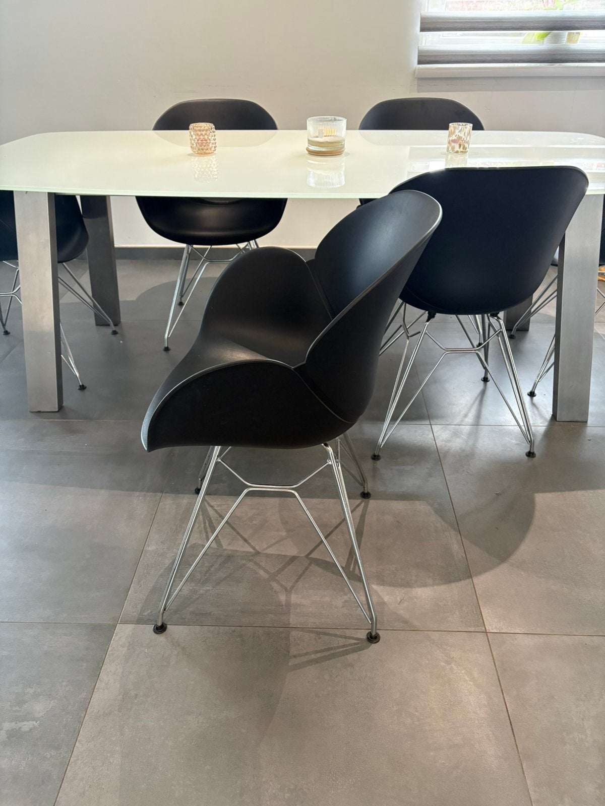 Chaises x6, Enlèvement, Comme neuf, Noir