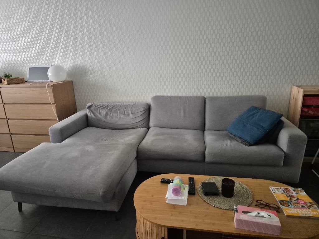 Zetel +zetelbed, Ophalen, Gebruikt, Hoekbank, 200 tot 250 cm