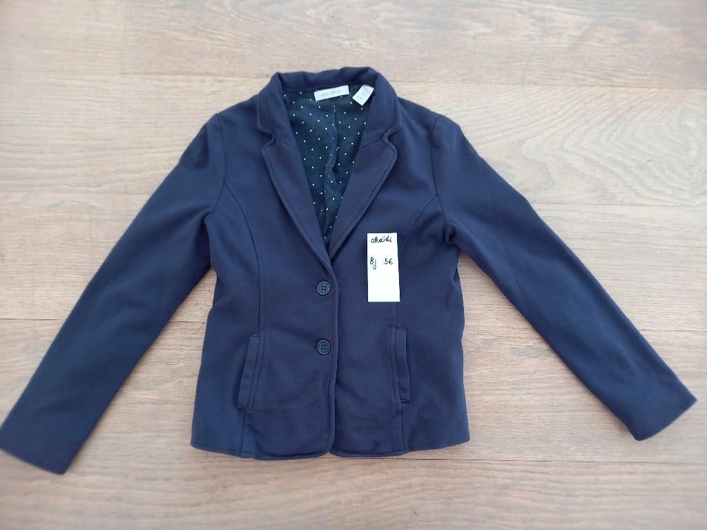 Blazer - vestje - gilet - golf 8 jaar M128, Enfants & Bébés, Vêtements enfant | Taille 128, Utilisé, Fille, Pull ou Veste, Enlèvement ou Envoi