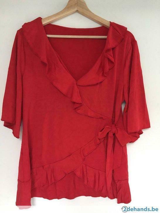 Blouse, Ophalen of Verzenden, Nieuw, Maat 42/44 (L), Rood