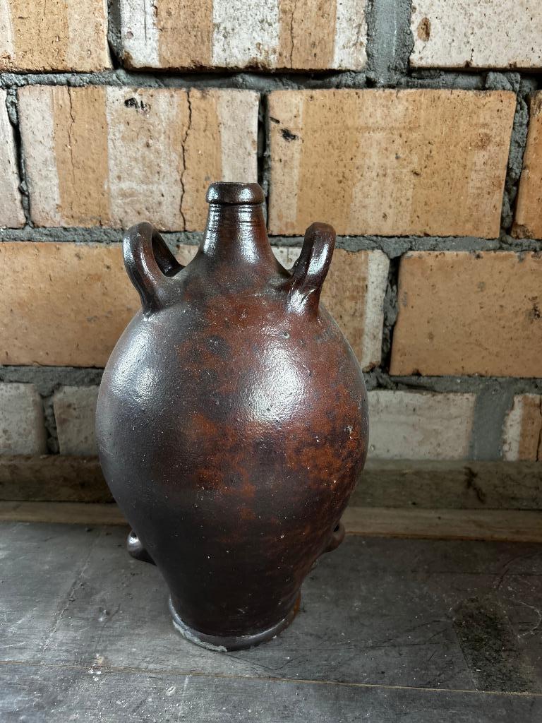 Antieke stenen kruik – ca. 19e eeuw – zoutglazuur, Ophalen