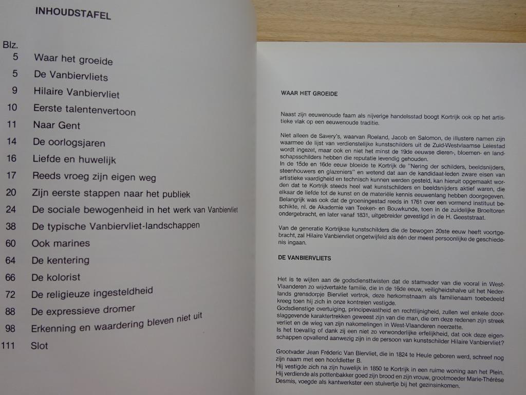 Hilaire Van Biervliet, monografie door Bert Dewilde, 1980, Gelezen, Ophalen of Verzenden, Bert Dewilde, Schilder- en Tekenkunst