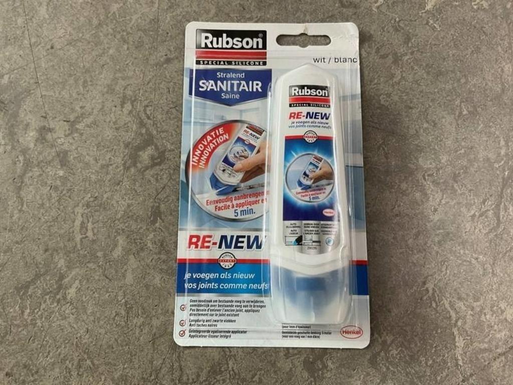 Rubson renew voegkit stralend sanitair (wit), Doe-het-zelf en Bouw, Ophalen of Verzenden, Nieuw, Overige typen