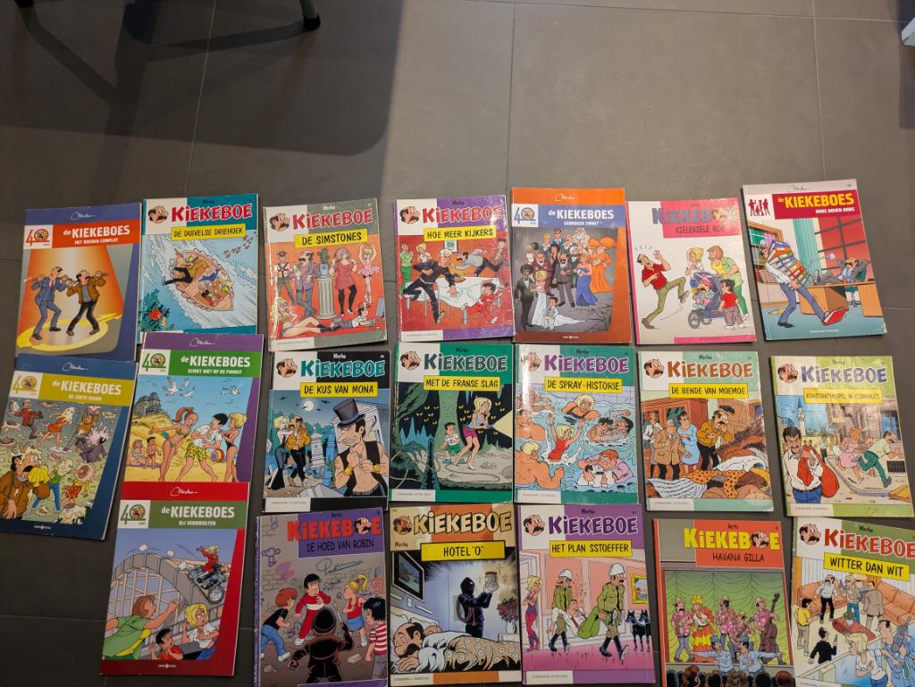 Kiekeboes 20 strips 2€/strip, Boeken, Meerdere stripboeken, Ophalen, Gelezen