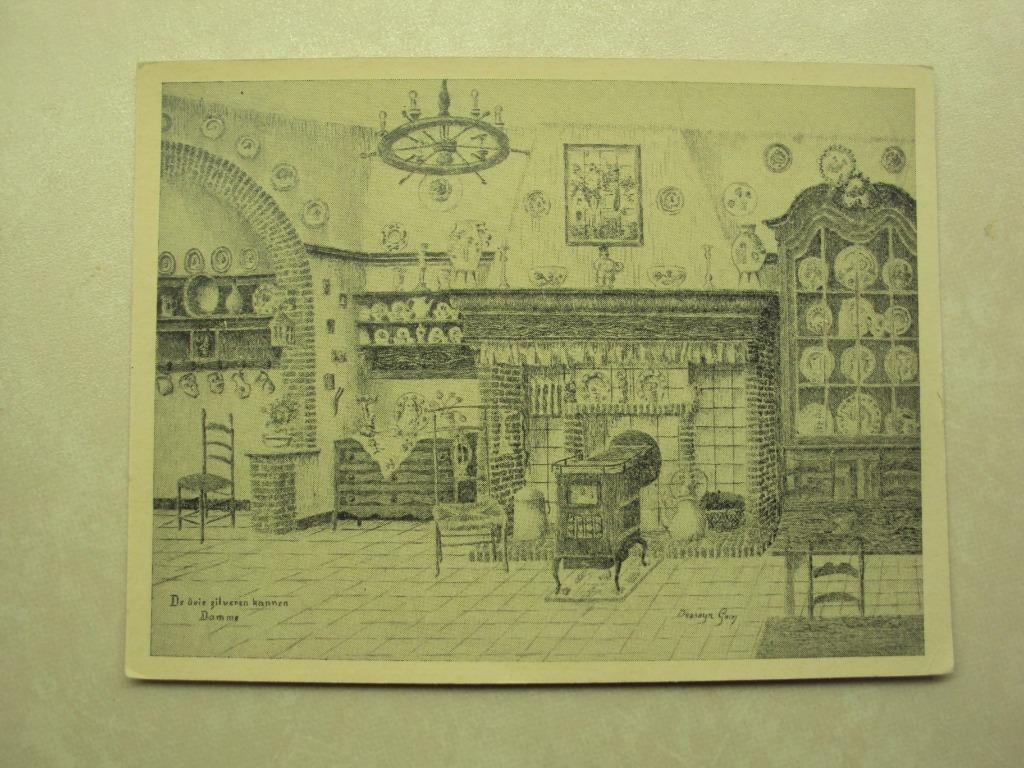 50158 - DAMME - AUBERGE LES TROIS CANNETTES D'ARGENT, Collections, Enlèvement ou Envoi