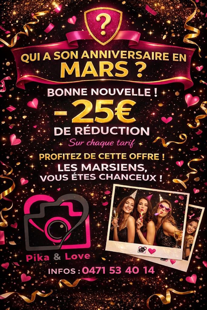 Photobooth, Enlèvement ou Envoi